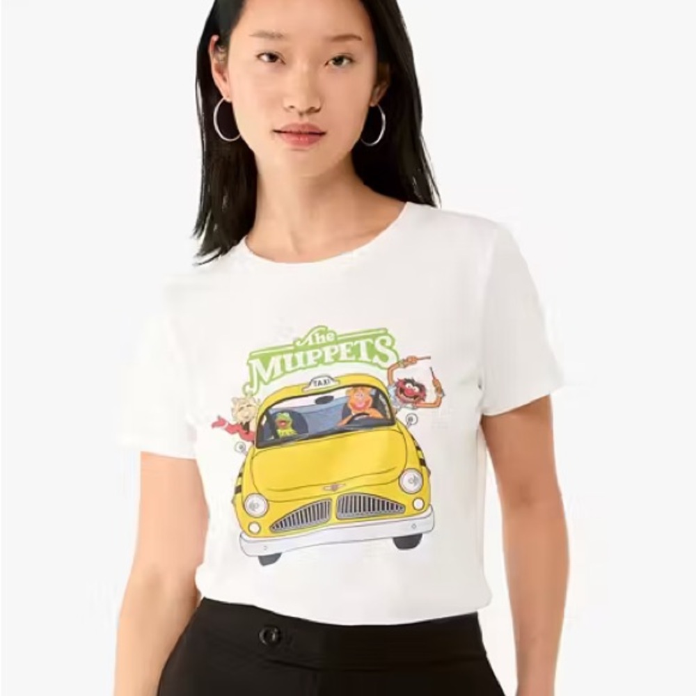 Kate Spade X The Muppets Disney T-Shirt Short-Sleeve Tee Women’s XL White